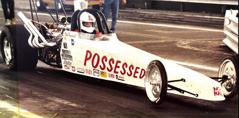 PISCATELLI RACING TEAM: Bob Piscitelli prepares to gas it in his 1991 S&amp;W dragster on the strip at the Atco Dragway. Below, his children, Anthony, left, and Gina, right, compete on the quarter- mile midget track. “It was the Talledega of midget tracks,” said Bob, past president of the South Jersey Quarter Midget Association, of the midget dirt track at Atco. Anthony and Gina began racing when they were six and nine years old, respectively. photo by “Mad Max” Scherwin