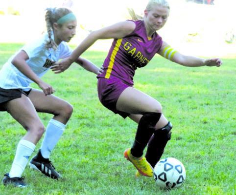 LINCHPIN: Junior Kylee Ferranto has been a key to the Haddon Heights offensive and defensive success this season as the Garnets field a young squad in a top soccer division. photo by Marc Narducci
